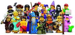 LEGO Series 12 Lifeguard Guy packaging highlights collectibility and display potential.