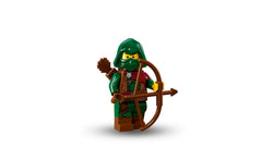 LEGO Rogue Archer minifigure from Series 16 with accessories for display or imaginative play