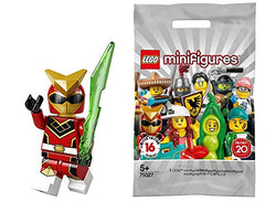 LEGO Series 20 Red Power Ranger Robot minifigure for imaginative play and display.