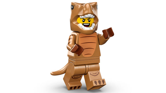 LEGO series 24 T-Rex minifigure with stand for display and play
