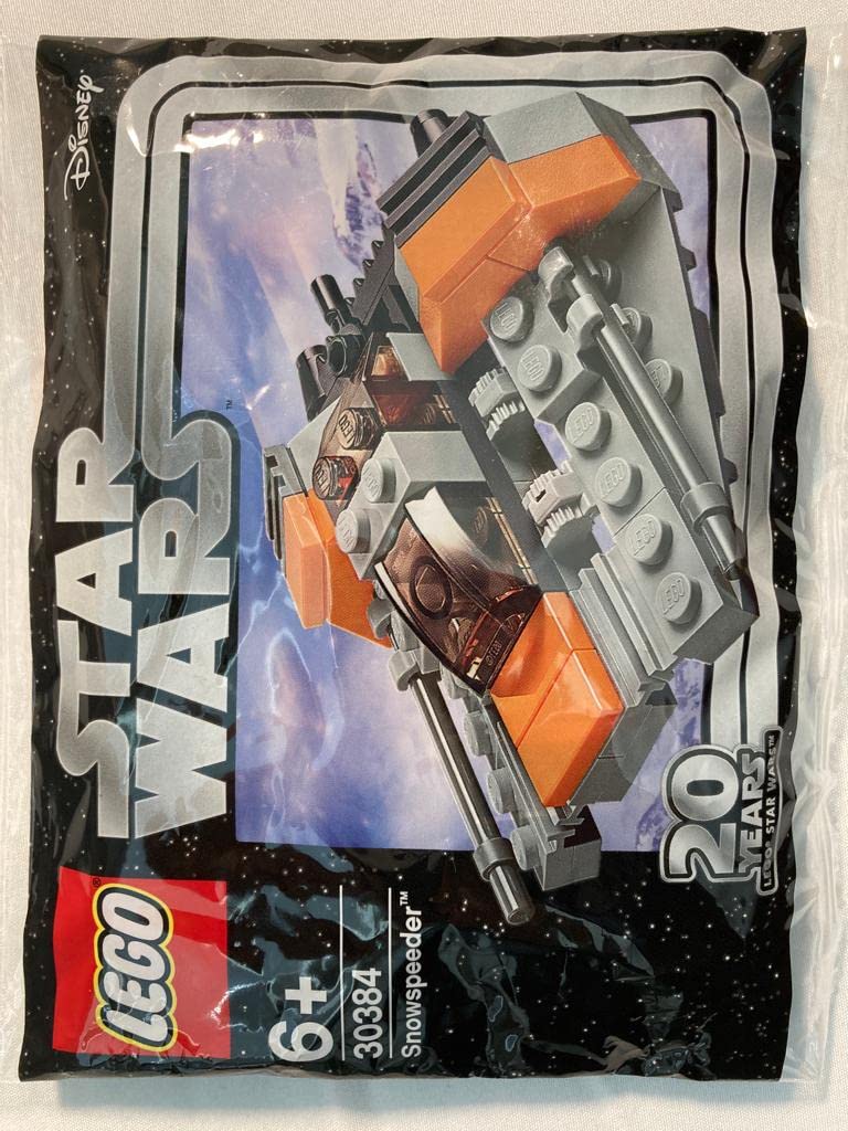 LEGO Snowspeeder front view highlighting the T-47 design for display and collection