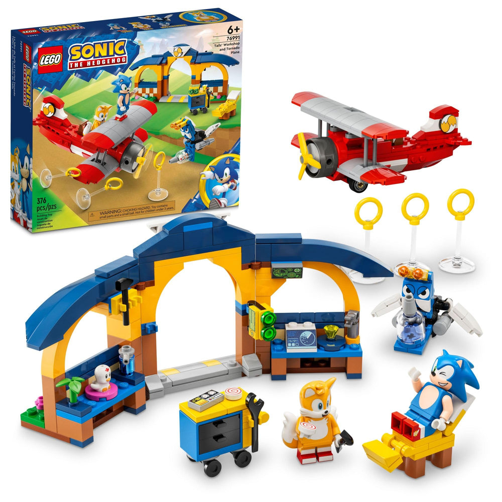 LEGO Sonic 76991 Tornado Plane build showcases action-packed play and creativity.