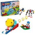 LEGO Sonic's Campfire Clash playset front view enhances imaginative adventures.