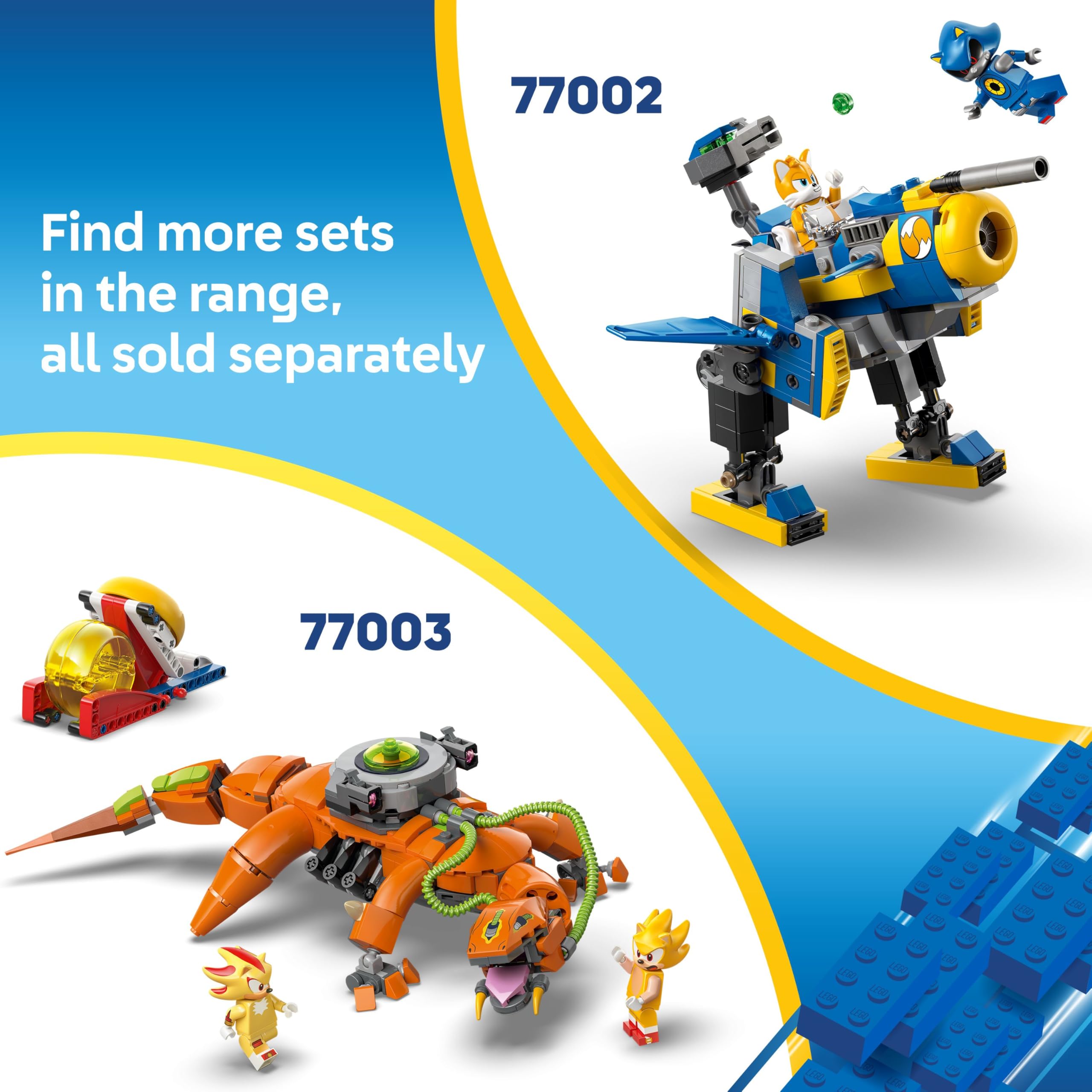 LEGO Sonic gun-hunter-robot figure enables epic confrontations and strategy play.