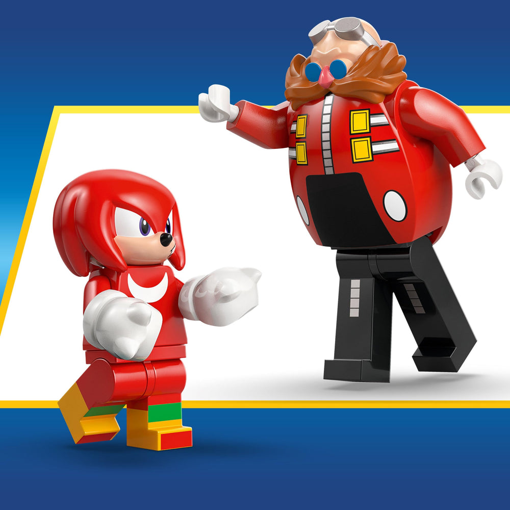 LEGO Sonic rings and emeralds catapult terrain for treasure collection