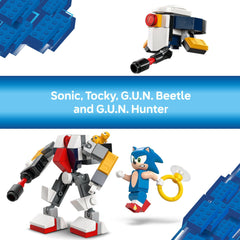 LEGO Sonic three gold rings accompany thrilling quests and rewards.