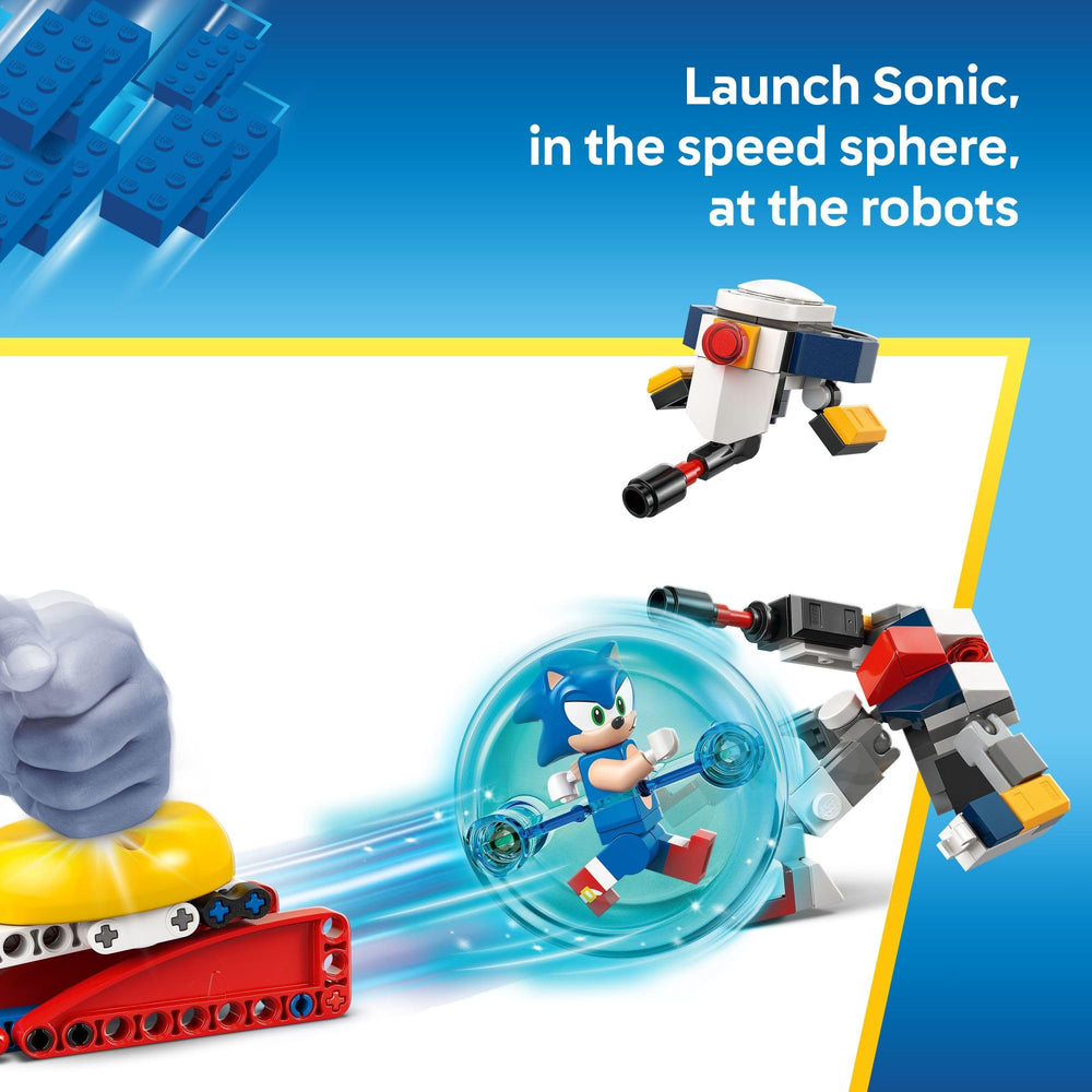 LEGO Sonic Tocky with backpack invites rescue missions and teamwork.