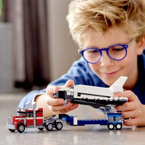 LEGO space-themed kit works with other sets for bigger missions.