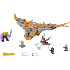 LEGO Space Scooter with Gamora and Star-Lord for quick escape missions.
