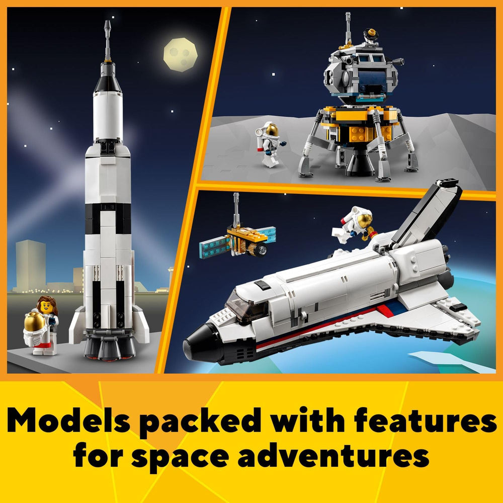 LEGO Space Shuttle Adventure 31117 lunar lander model for surface exploration play