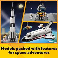LEGO Space Shuttle Adventure 31117 lunar lander model for surface exploration play
