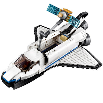 LEGO Space Shuttle Explorer 31066 payload bay open highlights easy-access cargo for imaginative missions