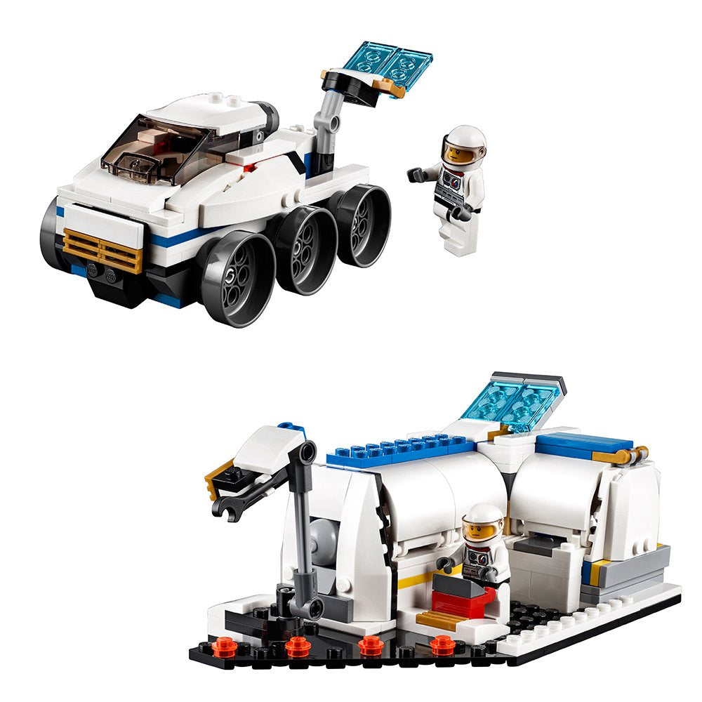 LEGO Space Shuttle Explorer 31066 robotic arm detail supports pretend research adventures