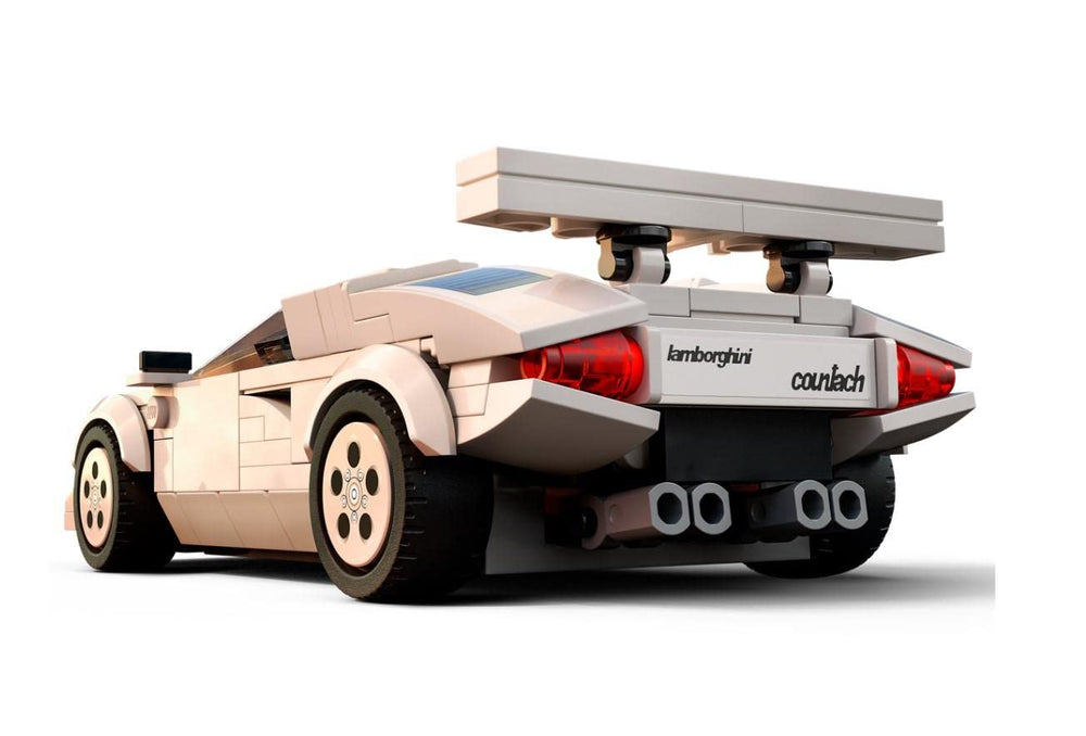 LEGO Speed Champions Lamborghini Countach detailed bodywork, true-to-design styling for collectors