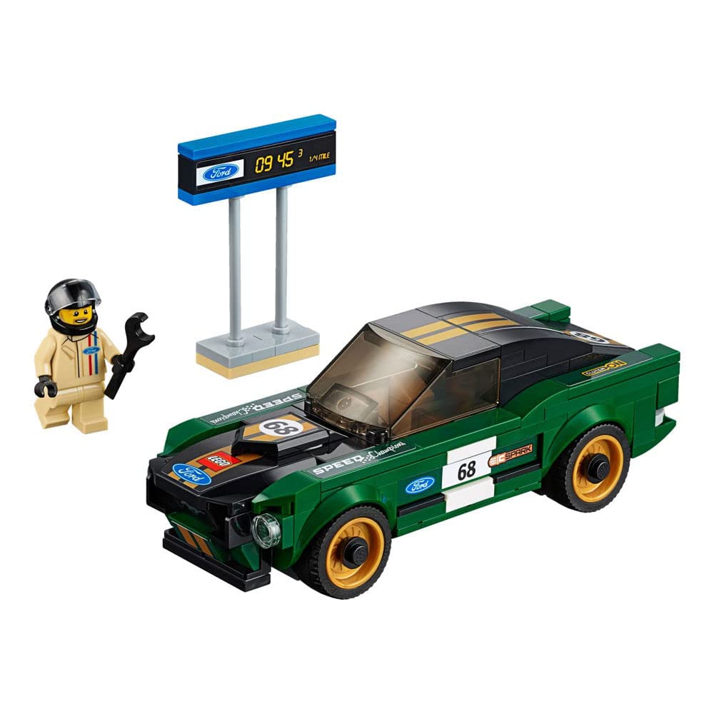 LEGO Speed Champions timing board with digital display supports race storytelling
