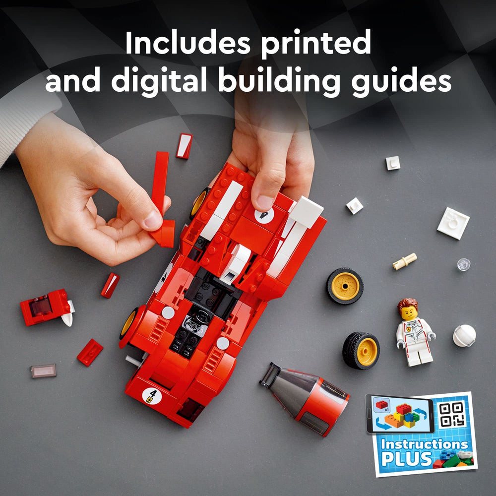 LEGO Speed Champions 1970 Ferrari 512 M app-guided building instructions for immersive planning