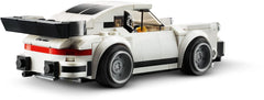 LEGO Speed Champions 1974 Porsche 911 Turbo 3.0 display-ready built model is ready to admire.