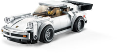 LEGO Speed Champions 1974 Porsche 911 Turbo 3.0 racing cones provide racing play scenarios.