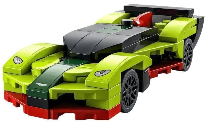 LEGO Speed Champions Aston Martin Valkyrie AMR Pro 30434 side view for play and collection.