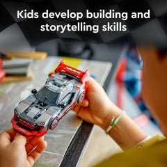 LEGO Speed Champions Audi S1 e-tron quattro removable roof for play scenes