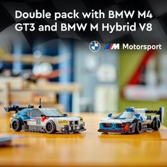 LEGO Speed Champions BMW M Hybrid V8 model ready for high-speed battles and collection.