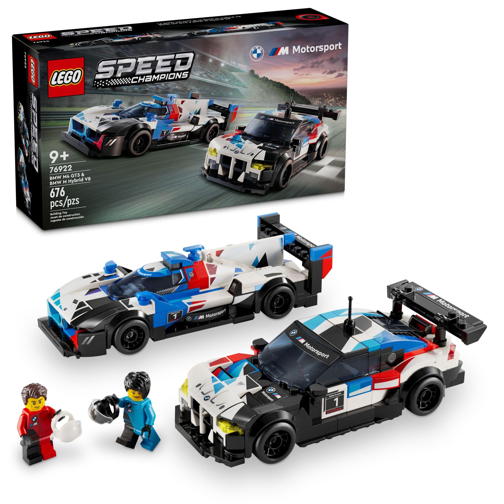 LEGO Speed Champions BMW M4 GT3 model for immersive racing play and display.