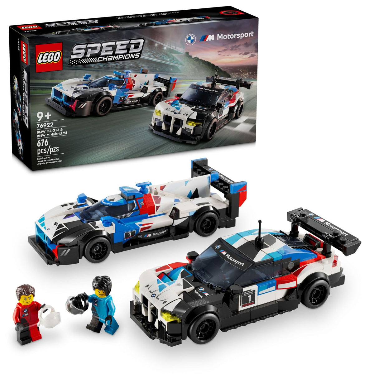 LEGO Speed Champions BMW M4 GT3 model for immersive racing play and display.