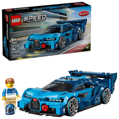 LEGO Speed Champions Bugatti Vision Gran Turismo front grille for authentic display and pretend play