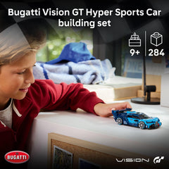 LEGO Speed Champions Bugatti Vision Gran Turismo rear wing for authentic aerodynamics and display