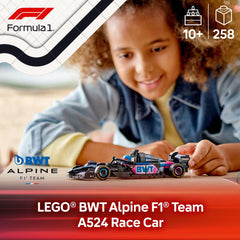 LEGO Speed Champions Alpine F1 A524 cockpit detail for imaginative racing