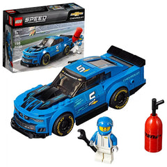 LEGO Speed Champions Camaro ZL1 cockpit enables authentic minifigure access for dynamic driving scenes