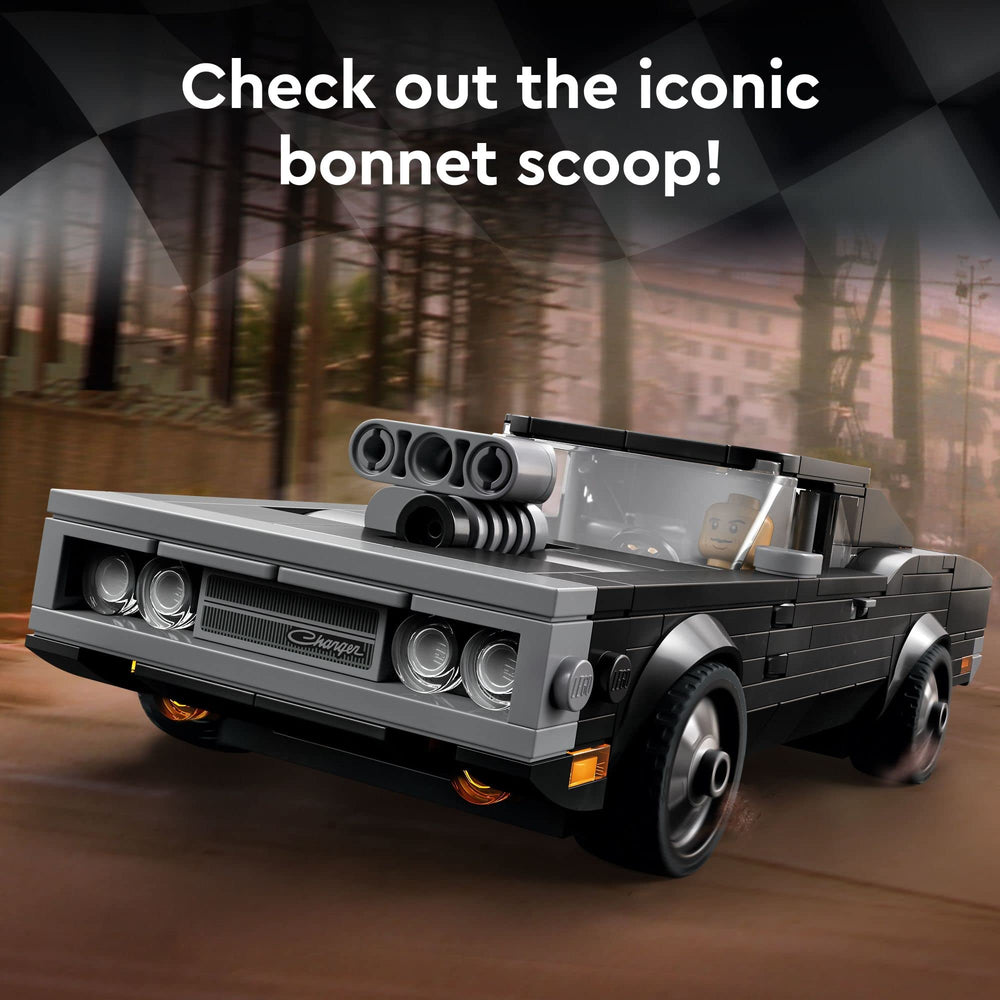 LEGO Speed Champions cockpit with minifigure enables action-packed storytelling.