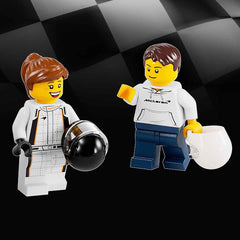Display-ready LEGO Speed Champions set on shelf or desk