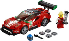 LEGO Speed Champions Ferrari 488 GT3 Scuderia Corsa model details highlight authentic styling