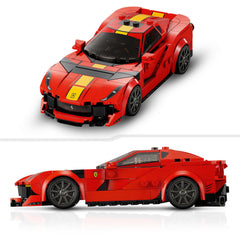 LEGO Speed Champions Ferrari 812 Competizione 76914 yellow center stripe details on the model