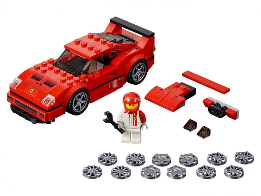 Ferrari F40 Competizione side view showcases authentic lines for imaginative racing