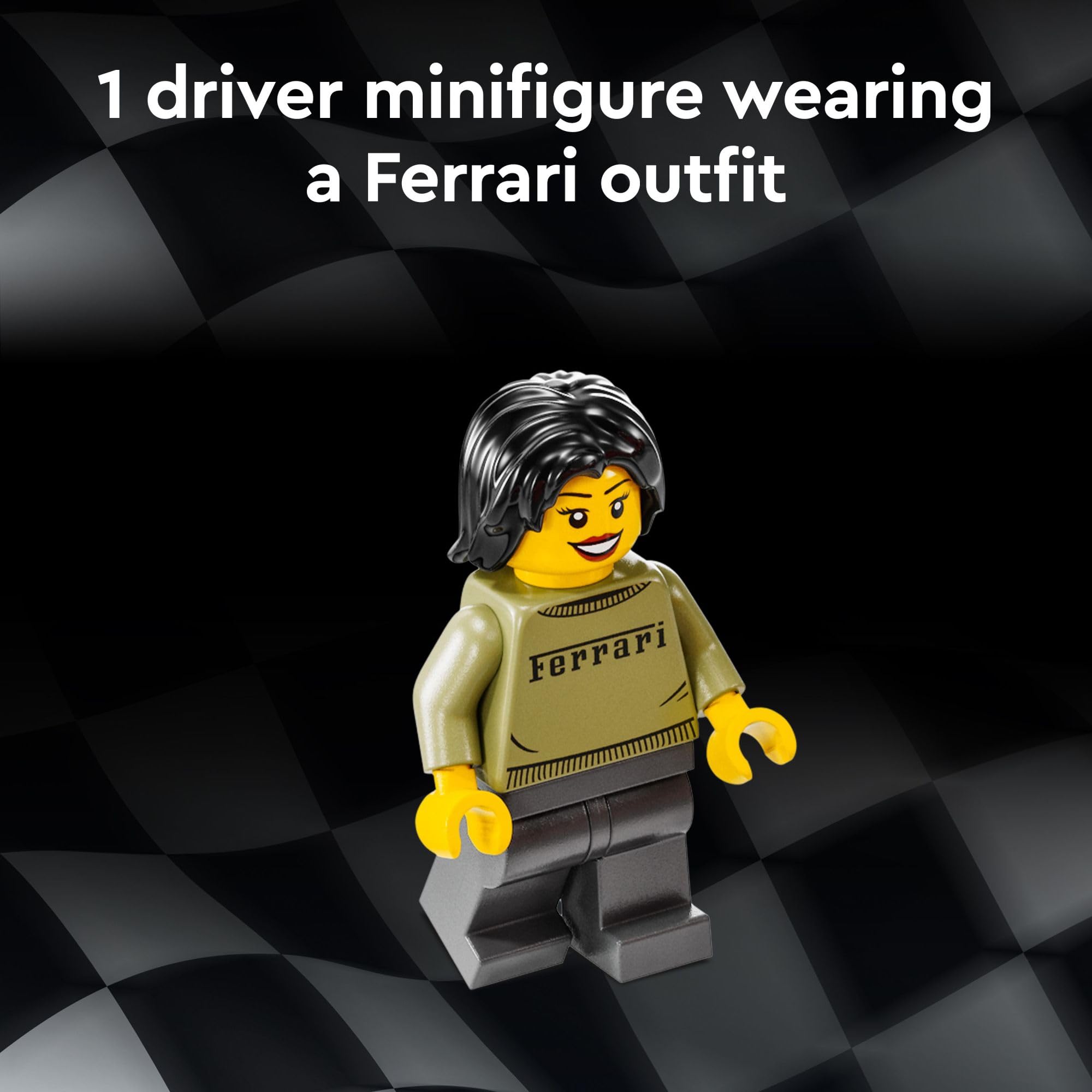 LEGO Speed Champions Ferrari F40 Supercar tailpipes add realistic flair for play