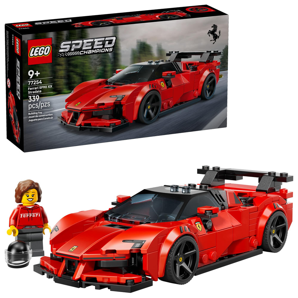 LEGO Speed Champions Ferrari SF90 XX Stradale replica for display and imaginative play