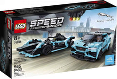 LEGO Speed Champions Formula E Gen2 car for realistic racing play and display.
