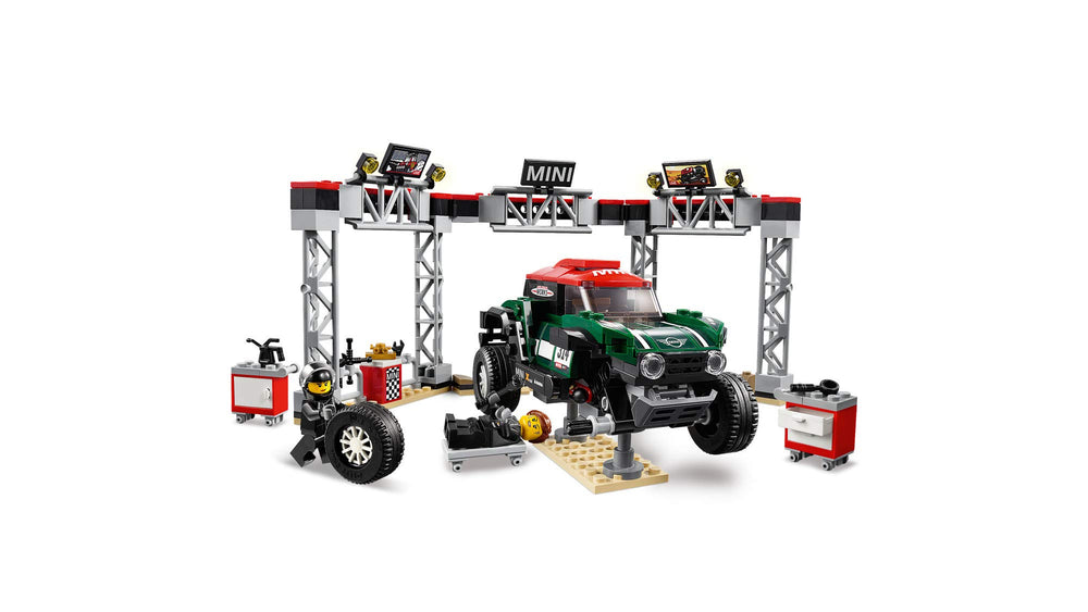 LEGO Speed Champions set includes four minifigures to build race-day stories