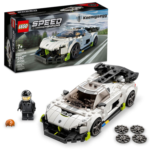 LEGO Speed Champions Koenigsegg Jesko 76900 front view for immersive play and display