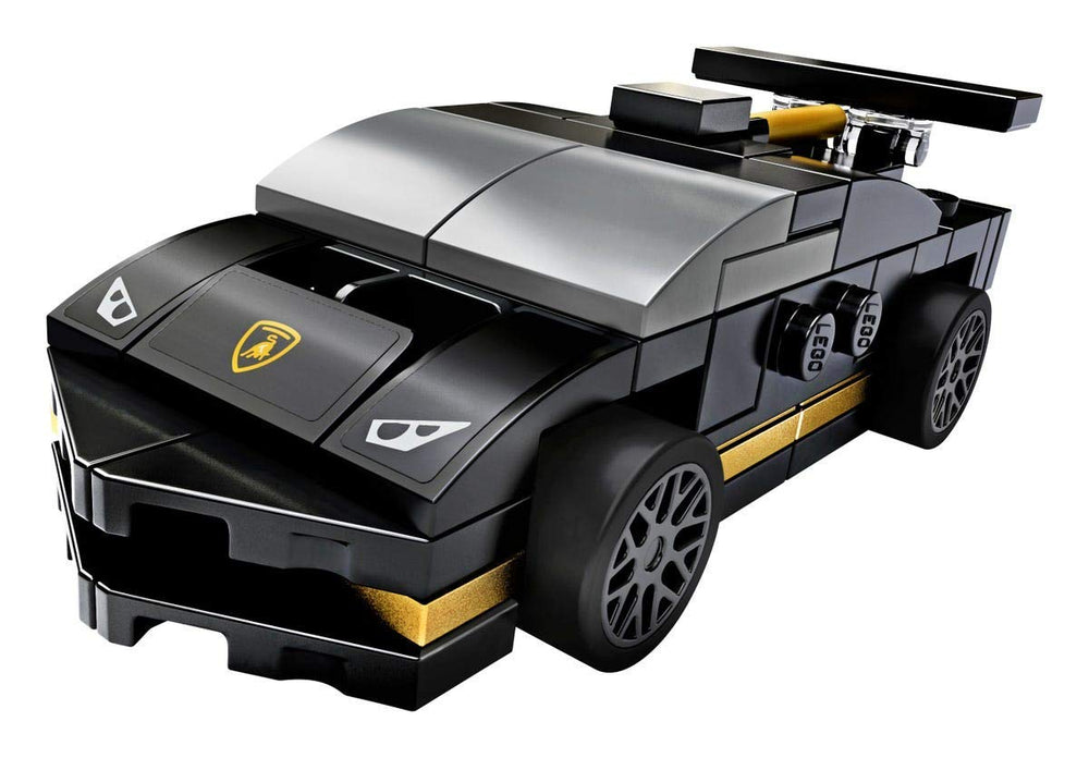 LEGO Speed Champions Lamborghini Huracan front view with authentic detailing for racing imagination