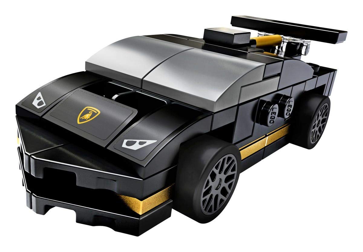 LEGO Speed Champions Lamborghini Huracan front view with authentic detailing for racing imagination