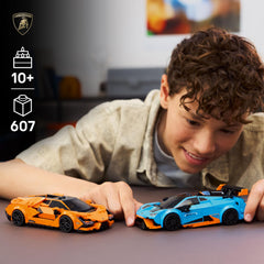 Lego Speed Champions Lamborghini Revuelto engine detail boosts realistic build and display appeal