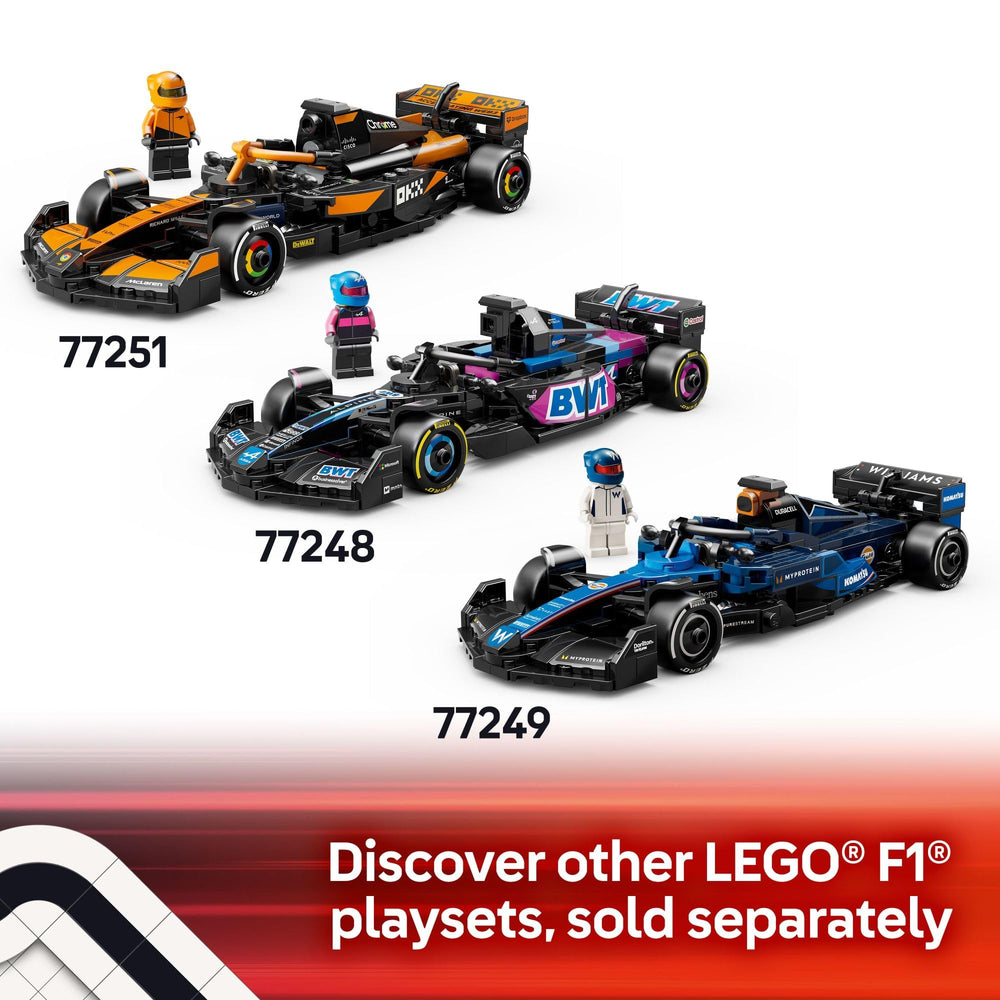 LEGO Builder app guidance for Mercedes-AMG F1 W15 assembly and play