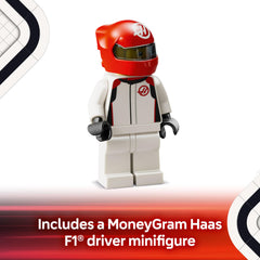 LEGO Speed Champions MoneyGram Haas F1 VF-24 driver minifigure for authentic role-play