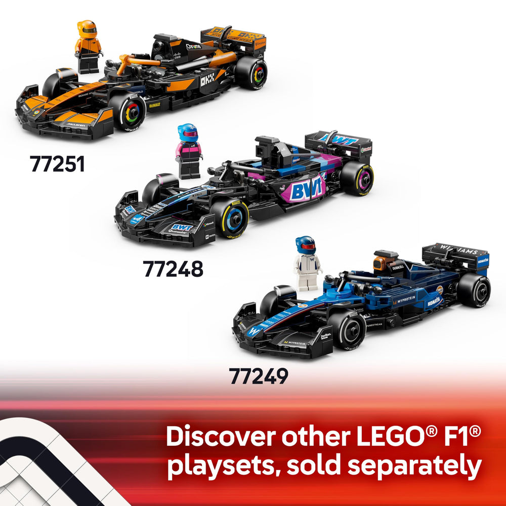 LEGO VF-24 model dimensions shown for display planning