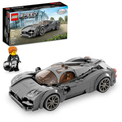LEGO Speed Champions Pagani Utopia 76915 front grille detail for authentic display and imaginative play.