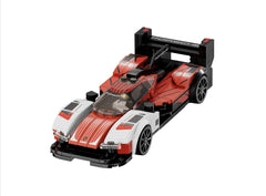 Cockpit minifigure in LEGO Porsche 963 76916 ready for race-day action
