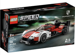 LEGO Speed Champions Porsche 963 76916 front view shows iconic red, black and white livery for display
